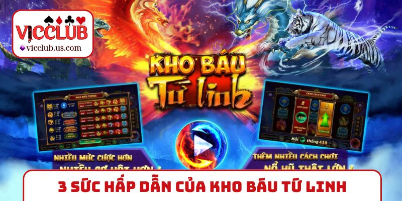 3 sức hấp dẫn của Kho báu Tứ Linh