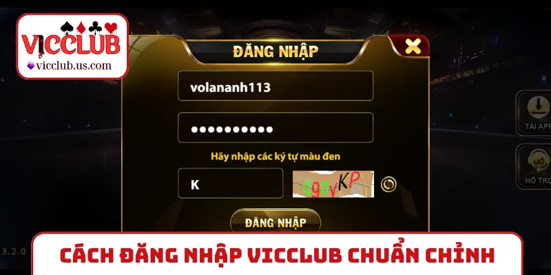 Cách đăng nhập VICCLUB chuẩn chỉnh nhất