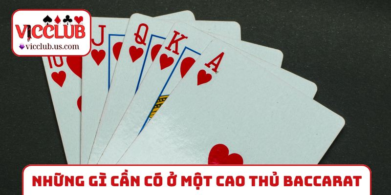 Những gì cần có ở một cao thủ Baccarat
