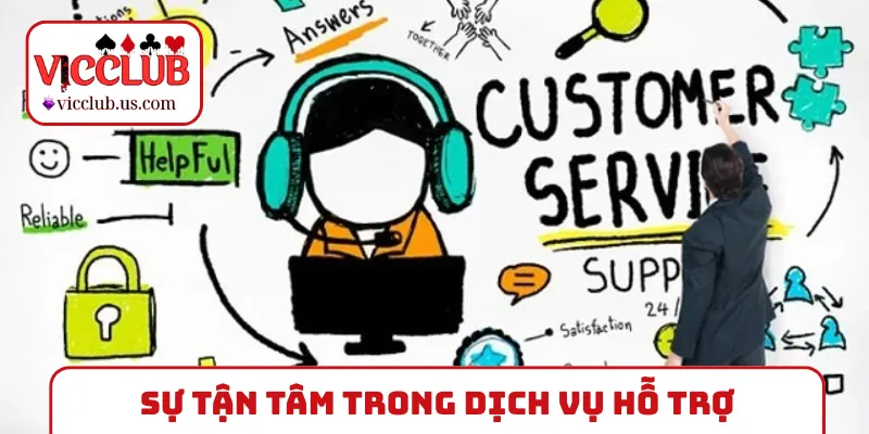 Sự tận tâm của CEO VICCLUB trong dịch vụ hỗ trợ