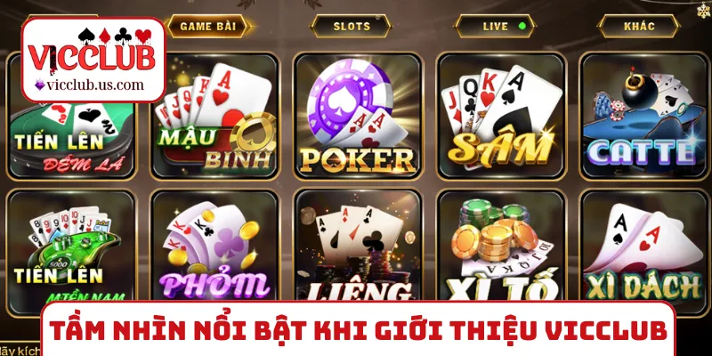 Tầm nhìn nổi bật khi giới thiệu VICCLUB